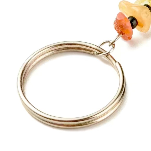 Natural Stone 7 Chakras Tree of Life Keychain +Free Gift - Picture 3 of 4